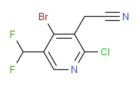 AM207462 | 1804459-46-8 | 4-Bromo-2-chloro-5-(difluoromethyl)pyridine-3-acetonitrile