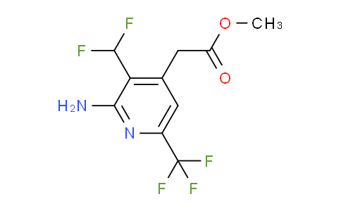 AM207483 | 1805232-89-6 | Methyl 2-amino-3-(difluoromethyl)-6-(trifluoromethyl)pyridine-4-acetate