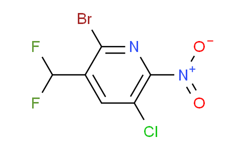 AM207484 | 1806973-92-1 | 2-Bromo-5-chloro-3-(difluoromethyl)-6-nitropyridine