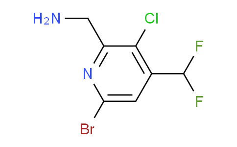 2-(Aminomethyl)-6-bromo-3-chloro-4-(difluoromethyl)pyridine