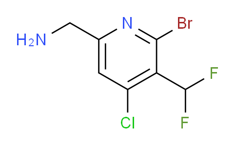 6-(Aminomethyl)-2-bromo-4-chloro-3-(difluoromethyl)pyridine