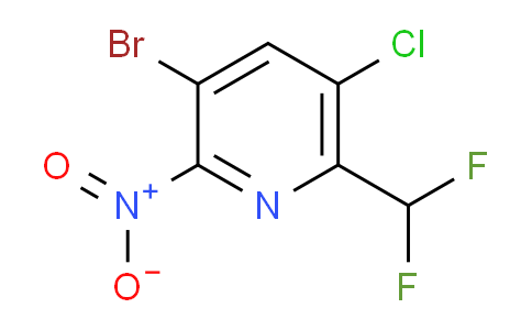 AM207491 | 1804725-48-1 | 3-Bromo-5-chloro-6-(difluoromethyl)-2-nitropyridine