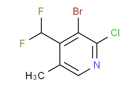 AM207496 | 1805163-20-5 | 3-Bromo-2-chloro-4-(difluoromethyl)-5-methylpyridine