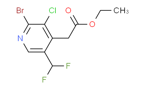 AM207501 | 1806920-92-2 | Ethyl 2-bromo-3-chloro-5-(difluoromethyl)pyridine-4-acetate