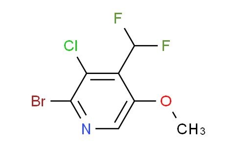 2-Bromo-3-chloro-4-(difluoromethyl)-5-methoxypyridine