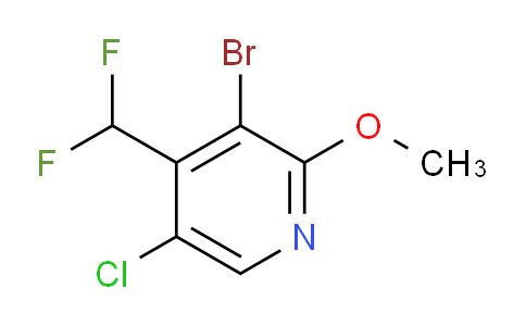AM207505 | 1805383-90-7 | 3-Bromo-5-chloro-4-(difluoromethyl)-2-methoxypyridine