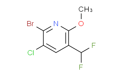 2-Bromo-3-chloro-5-(difluoromethyl)-6-methoxypyridine