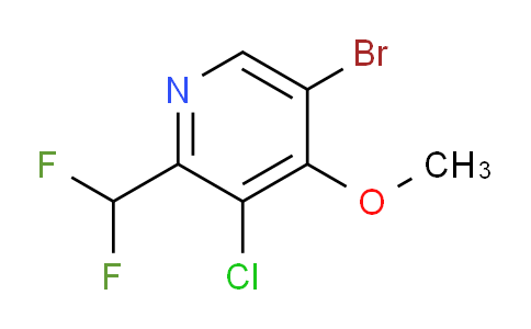 5-Bromo-3-chloro-2-(difluoromethyl)-4-methoxypyridine