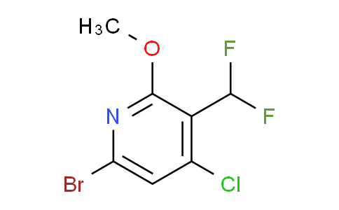 6-Bromo-4-chloro-3-(difluoromethyl)-2-methoxypyridine