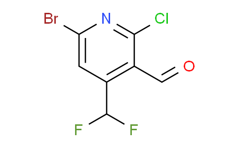 6-Bromo-2-chloro-4-(difluoromethyl)pyridine-3-carboxaldehyde