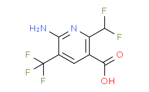 AM207519 | 1804723-95-2 | 2-Amino-6-(difluoromethyl)-3-(trifluoromethyl)pyridine-5-carboxylic acid