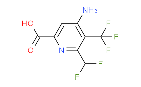 AM207526 | 1805231-44-0 | 4-Amino-2-(difluoromethyl)-3-(trifluoromethyl)pyridine-6-carboxylic acid