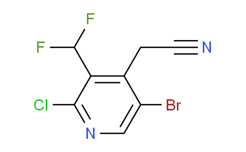 AM207527 | 1806977-70-7 | 5-Bromo-2-chloro-3-(difluoromethyl)pyridine-4-acetonitrile