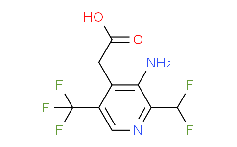 AM207531 | 1805154-85-1 | 3-Amino-2-(difluoromethyl)-5-(trifluoromethyl)pyridine-4-acetic acid