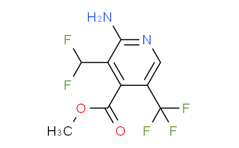 Methyl 2-amino-3-(difluoromethyl)-5-(trifluoromethyl)pyridine-4-carboxylate