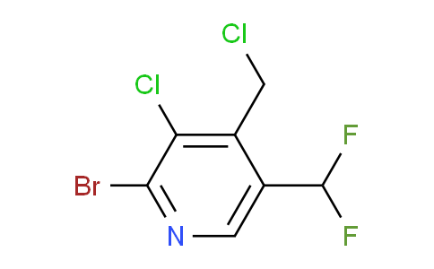 AM207538 | 1805007-95-7 | 2-Bromo-3-chloro-4-(chloromethyl)-5-(difluoromethyl)pyridine