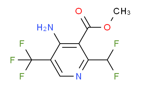 Methyl 4-amino-2-(difluoromethyl)-5-(trifluoromethyl)pyridine-3-carboxylate
