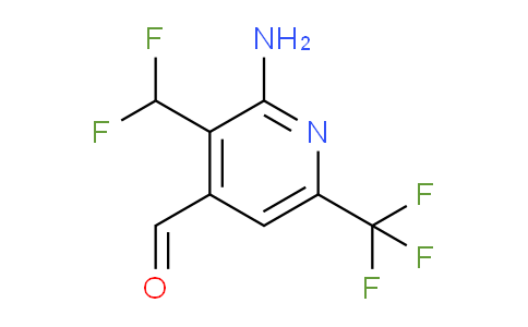 2-Amino-3-(difluoromethyl)-6-(trifluoromethyl)pyridine-4-carboxaldehyde