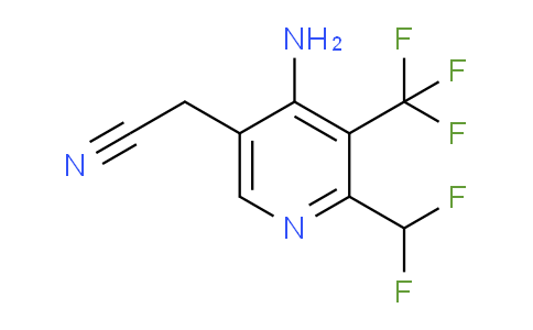 AM207547 | 1805160-90-0 | 4-Amino-2-(difluoromethyl)-3-(trifluoromethyl)pyridine-5-acetonitrile