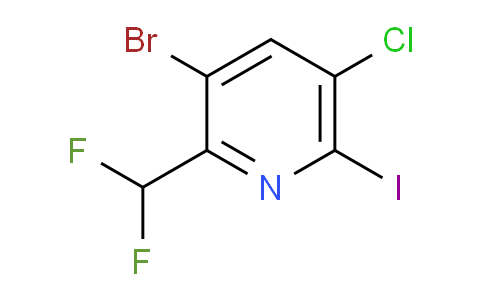 AM207550 | 1806841-50-8 | 3-Bromo-5-chloro-2-(difluoromethyl)-6-iodopyridine