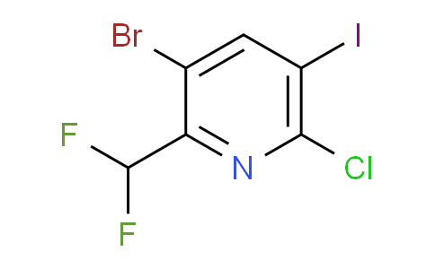 AM207552 | 1803688-21-2 | 3-Bromo-6-chloro-2-(difluoromethyl)-5-iodopyridine