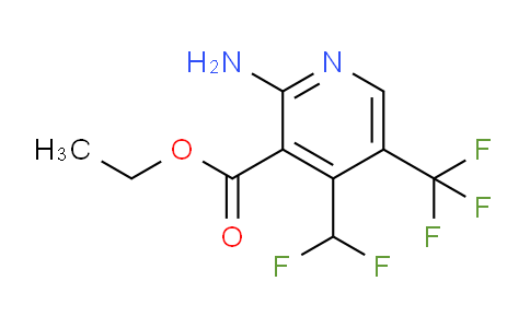 AM207557 | 1805345-81-6 | Ethyl 2-amino-4-(difluoromethyl)-5-(trifluoromethyl)pyridine-3-carboxylate