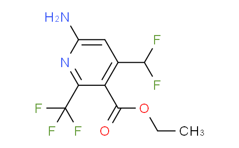 AM207560 | 1805387-83-0 | Ethyl 6-amino-4-(difluoromethyl)-2-(trifluoromethyl)pyridine-3-carboxylate