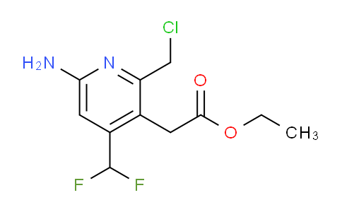 AM207561 | 1805228-97-0 | Ethyl 6-amino-2-(chloromethyl)-4-(difluoromethyl)pyridine-3-acetate