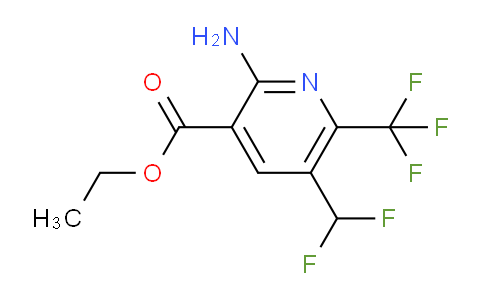 AM207563 | 1804724-18-2 | Ethyl 2-amino-5-(difluoromethyl)-6-(trifluoromethyl)pyridine-3-carboxylate