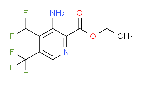 AM207565 | 1805153-63-2 | Ethyl 3-amino-4-(difluoromethyl)-5-(trifluoromethyl)pyridine-2-carboxylate