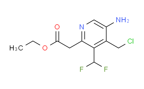 AM207567 | 1805334-24-0 | Ethyl 5-amino-4-(chloromethyl)-3-(difluoromethyl)pyridine-2-acetate