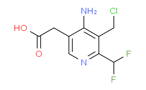 AM207570 | 1804723-49-6 | 4-Amino-3-(chloromethyl)-2-(difluoromethyl)pyridine-5-acetic acid