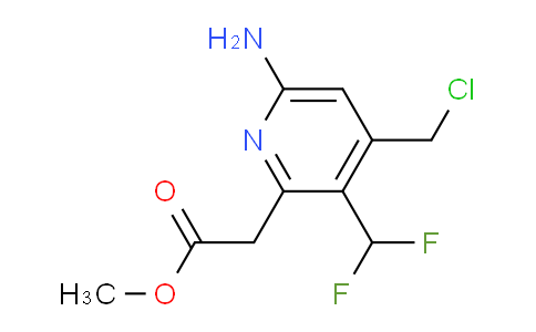 AM207573 | 1806017-65-1 | Methyl 6-amino-4-(chloromethyl)-3-(difluoromethyl)pyridine-2-acetate