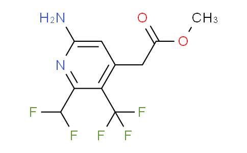 AM207574 | 1805017-34-8 | Methyl 6-amino-2-(difluoromethyl)-3-(trifluoromethyl)pyridine-4-acetate