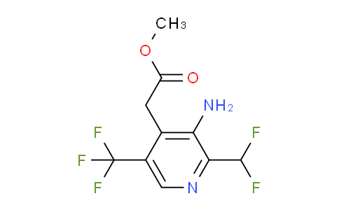 AM207576 | 1805233-44-6 | Methyl 3-amino-2-(difluoromethyl)-5-(trifluoromethyl)pyridine-4-acetate