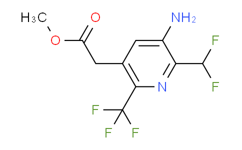 AM207578 | 1805086-71-8 | Methyl 3-amino-2-(difluoromethyl)-6-(trifluoromethyl)pyridine-5-acetate