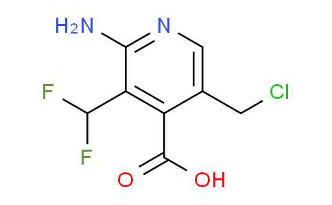 AM207579 | 1805358-50-2 | 2-Amino-5-(chloromethyl)-3-(difluoromethyl)pyridine-4-carboxylic acid