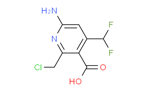 6-Amino-2-(chloromethyl)-4-(difluoromethyl)pyridine-3-carboxylic acid