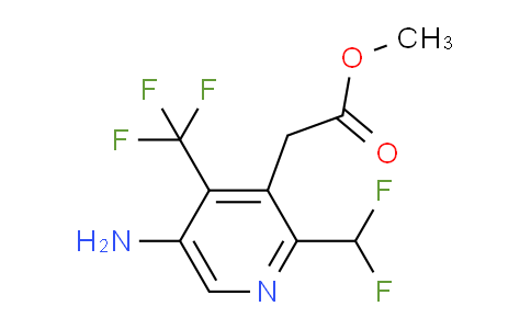 Methyl 5-amino-2-(difluoromethyl)-4-(trifluoromethyl)pyridine-3-acetate