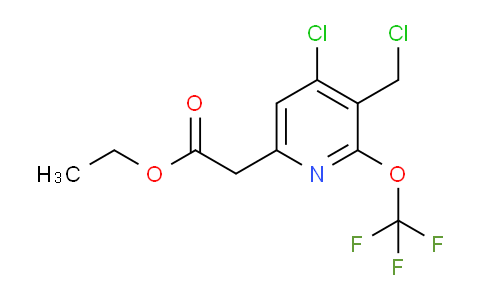 AM20759 | 1806153-58-1 | Ethyl 4-chloro-3-(chloromethyl)-2-(trifluoromethoxy)pyridine-6-acetate