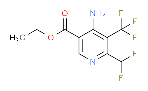AM207597 | 1806839-03-1 | Ethyl 4-amino-2-(difluoromethyl)-3-(trifluoromethyl)pyridine-5-carboxylate