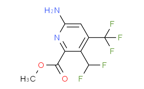 Methyl 6-amino-3-(difluoromethyl)-4-(trifluoromethyl)pyridine-2-carboxylate