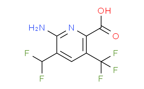 AM207609 | 1806019-10-2 | 2-Amino-3-(difluoromethyl)-5-(trifluoromethyl)pyridine-6-carboxylic acid