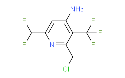 AM207614 | 1805339-21-2 | 4-Amino-2-(chloromethyl)-6-(difluoromethyl)-3-(trifluoromethyl)pyridine