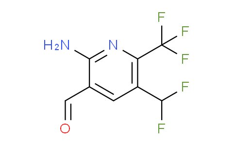 2-Amino-5-(difluoromethyl)-6-(trifluoromethyl)pyridine-3-carboxaldehyde