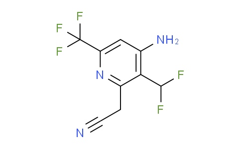 AM207622 | 1805161-01-6 | 4-Amino-3-(difluoromethyl)-6-(trifluoromethyl)pyridine-2-acetonitrile