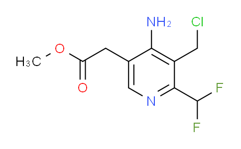 AM207627 | 1806841-97-3 | Methyl 4-amino-3-(chloromethyl)-2-(difluoromethyl)pyridine-5-acetate
