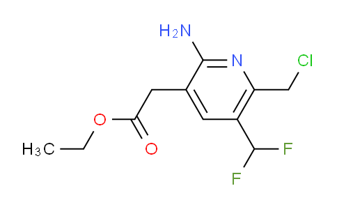 AM207628 | 1805238-13-4 | Ethyl 2-amino-6-(chloromethyl)-5-(difluoromethyl)pyridine-3-acetate