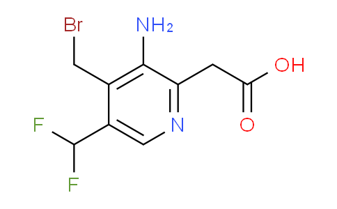 AM207630 | 1805228-55-0 | 3-Amino-4-(bromomethyl)-5-(difluoromethyl)pyridine-2-acetic acid