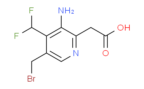 AM207633 | 1805338-89-9 | 3-Amino-5-(bromomethyl)-4-(difluoromethyl)pyridine-2-acetic acid